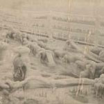 Hms London-spray turned to ice on patrol.Arctic circle Russian convoys