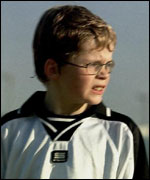 Junior football player.