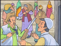 ناظر دولسوالۍ په بازار کې 