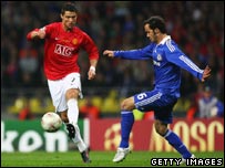 Christian Ronaldo and Ricardo Carvalho