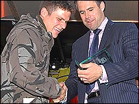 Chad Hogben (left) and Kenny Logan