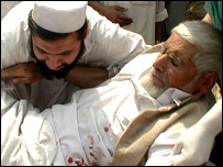 درہ آدم خیل جرگے کا ایک زخمی