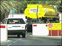 Entrada do distrito das embaixadas em Riad, Arábia Saudita