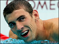 مایکل فلپس شناگر آمریکایی