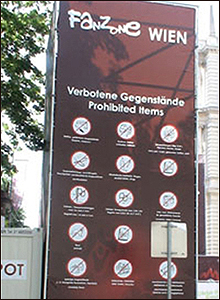 Những điều cấm kỵ khi vào khu FanZone