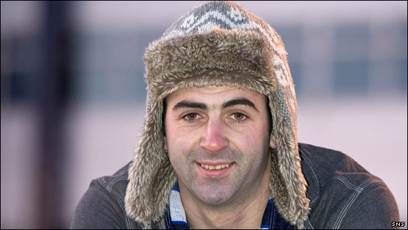 Gary Harkins has been ribbed by his team-mates over his choice of headwear