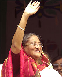 سابق وزیر اعظم حسینہ واجد