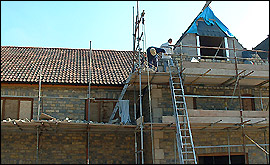 Pilton Working Men's Club being rebuilt