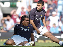 Carlos Tevez và Javier Mascherano