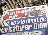 Tartışmalı karikatürleri yayımlayan Fransız gazetesi