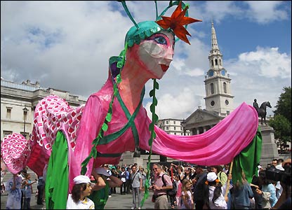 Tiết mục tái hiện thần thoại Trung Hoa