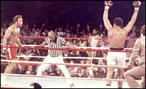 George Forman and Muhammad Ali