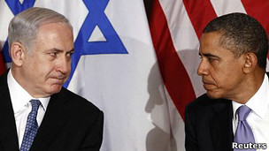 باراک اوباما، رئیس جمهوری آمریکا و بنیامین نتانیاهو، نخست وزیر اسرائیل