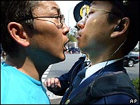 Protestatar la Tokyo