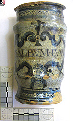 Apothecary jar from the Swash wreck
