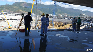 Obras no Maracanã (Foto AFP)