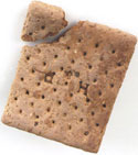 Photo of a biscuit found in Scott's tent