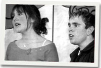 Magdalen (Lowri Jones) a Hedd (Siôn Owen)