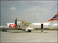 Letiště se strojem ČSA - ilustrační foto