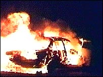 Від вибуху бензовоза зайнялися й інші авта