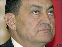 Presidente do Egito, Hosni Mubarak
