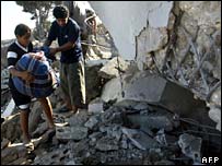 اردوگاه فلسطينی پس از حمله