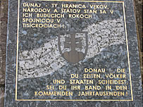 Placa la izvorul Dunării