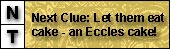 Let them eat cake - an Eccles cake!