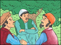 مجيد، لعلباز و گل محمد