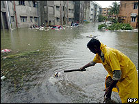 ممبئی میں سیلابی پانی