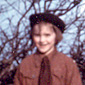 Dib dib dob! - Linda in her Brownie outfit
