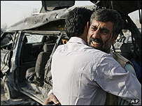 بازماندگان قربانیان حمله انتحاری کابل