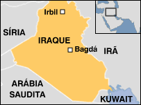 Mapa do Iraque
