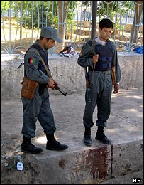 پلیس افغانستان در شهر شبرغان