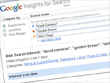 Screengrab Google search