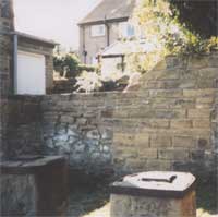 File cutting stithies in the remains of a file-cutting workshop