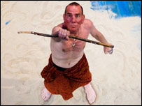 Pete Postlethwait as Prospero - photo by Rik Sterk