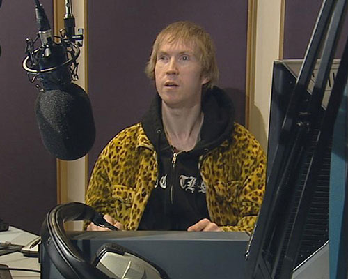 Blind dj Mikey Hughes