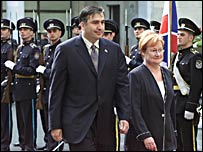 Gürcistan lideri Saakaşvili