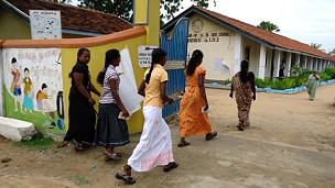 Voters in Batticaloa