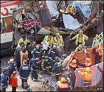 Destruição em Madri