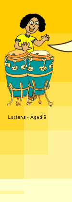 Luciana - Playing Drums