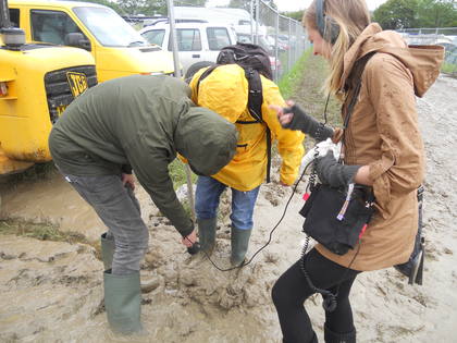 Speaking to the mud...