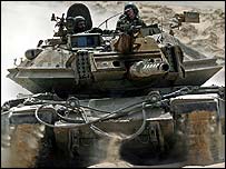 Gazze'de İsrail tankı