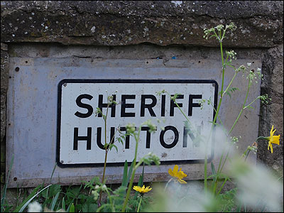 Sheriff Hutton sign