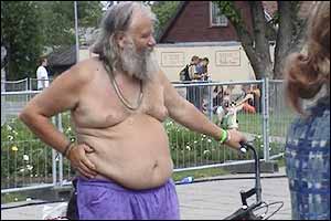 At the folk festival