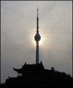 Wuhan's TV tower (pic: Leonard G)