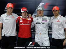 Los cuatro campeones