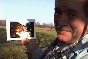 Conrad takes a walk with a Lomo photograph