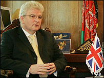 دز براون وزیر دفاع بریتانیا